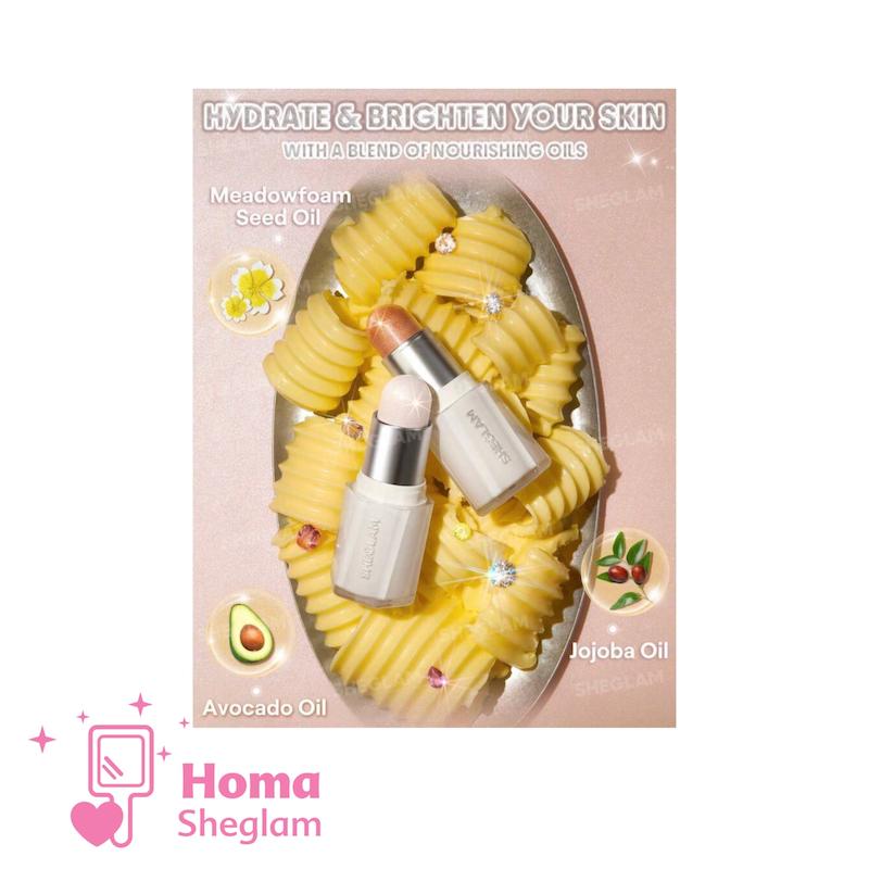 هایلایتر استیکی شیگلم رنگ Rose Rush مدل Buttery Bliss Highlight Stick