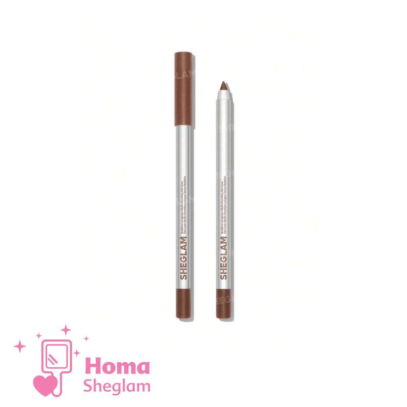 مداد چشم ژلی چندکاره و ضدآب شیگلم رنگ Metallic Brown مدل - SHEGLAM Multi-Function Gel Liner  