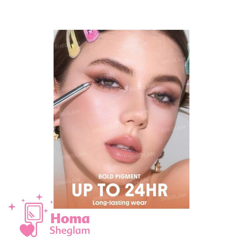 مداد چشم ژلی چندکاره و ضدآب شیگلم رنگ Burgundy مدل - SHEGLAM Multi-Function Gel Liner  
