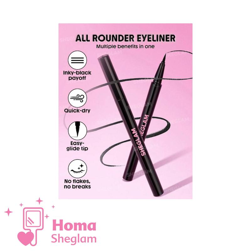 خط چشم ماژیکی مشکی شیگلم مدل Stay Inked Eyeliner Pen
