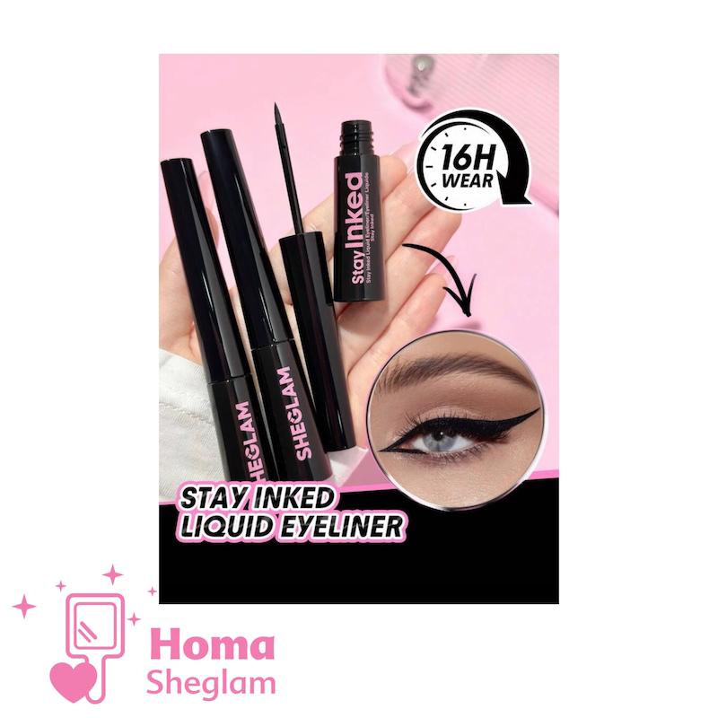 خط چشم مایع ضدآب شیگلم مدل Stay Inked Liquid Eyeliner