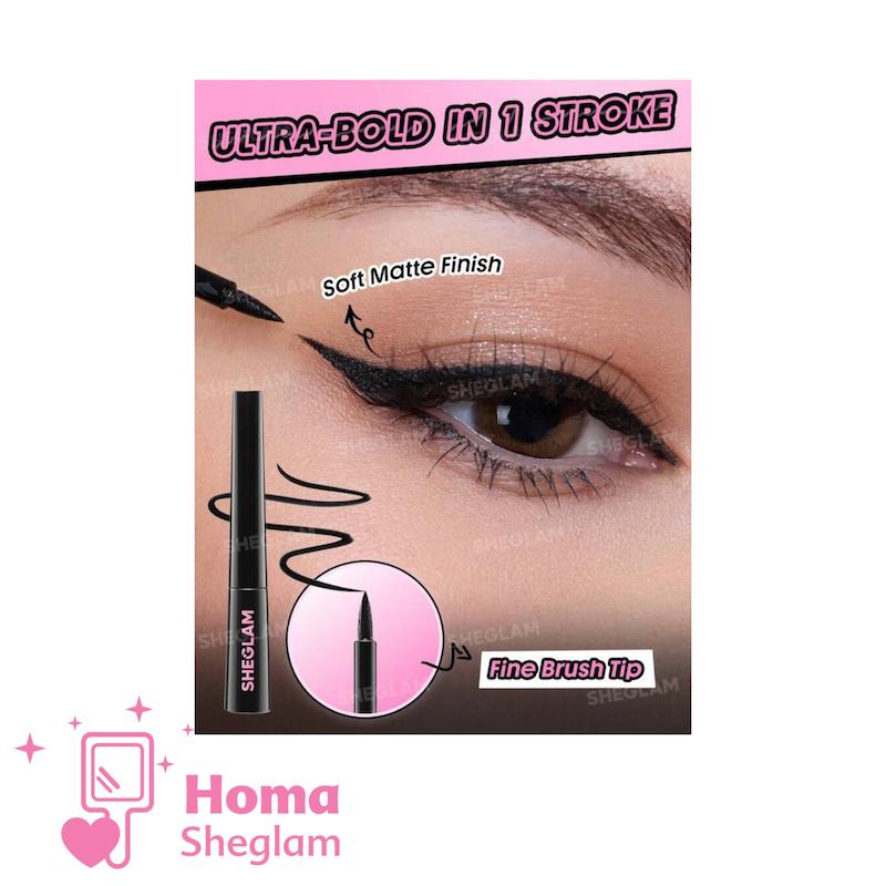 خط چشم مایع ضدآب شیگلم مدل Stay Inked Liquid Eyeliner