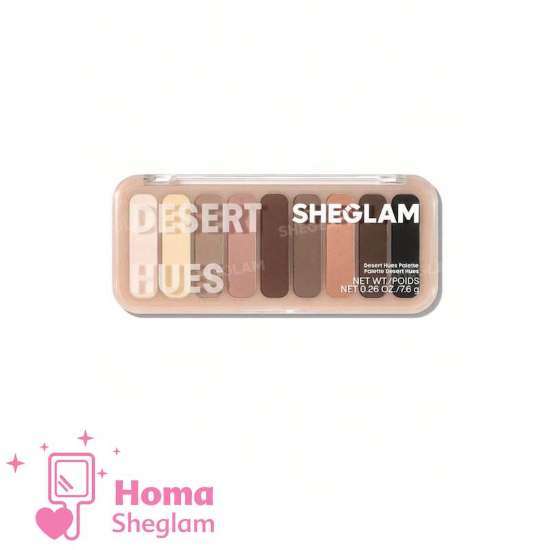 پالت سایه چشم ۹ رنگ شیگلم رنگ Desert  Hues مدل SHEGLAM – 9 Pan Eyeshadow Palette