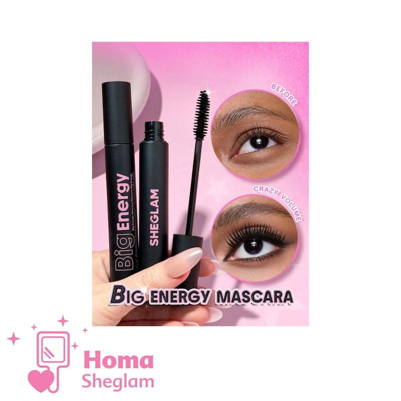 ریمل بیگ انرژی حجم‌دهنده شیگلم رنگ مشکی مدل Big Energy Mascara
