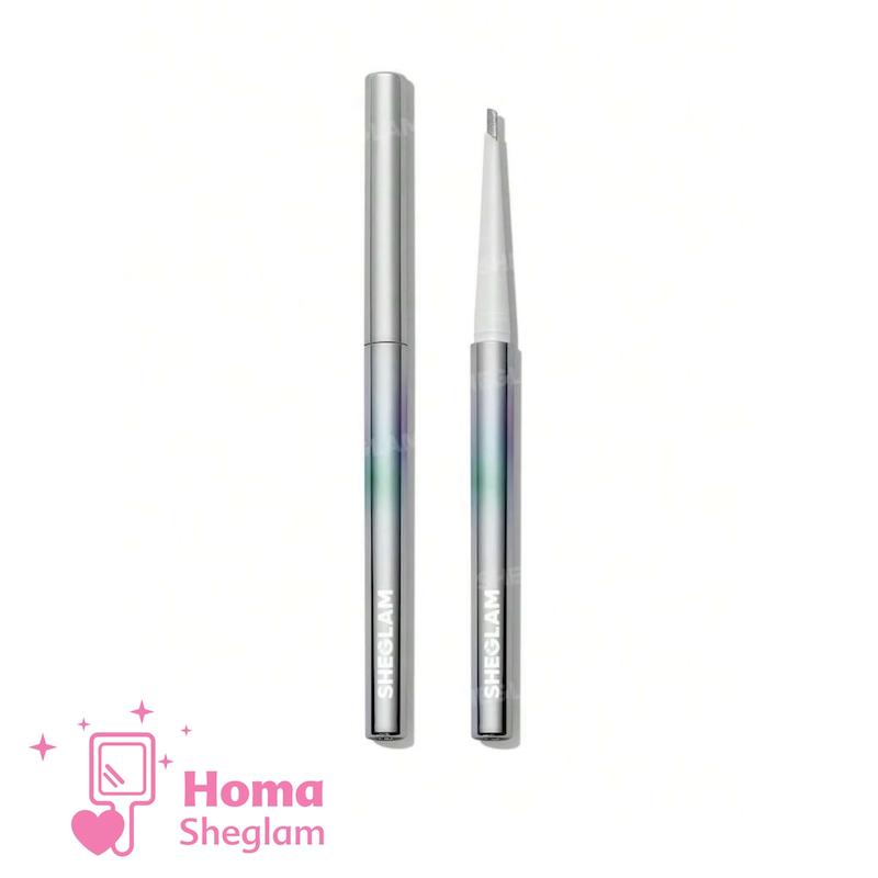 خط چشم و مداد چشم شاین نقره‌ای کرومی/ متالیک شیگلم رنگ پلاتینیوم | SHEGLAM Chrome Eyeliner – Platinum