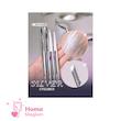 خط چشم و مداد چشم شاین نقره‌ای کرومی/ متالیک شیگلم رنگ پلاتینیوم | SHEGLAM Chrome Eyeliner – Platinum