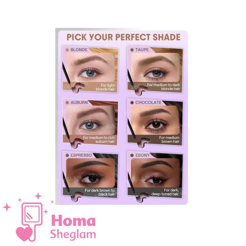 ژل و تینت تتو ابرو پیل‌آف شیگلم رنگ Espresso مدل  | SHEGLAM Peel Off Eyebrow Gel
