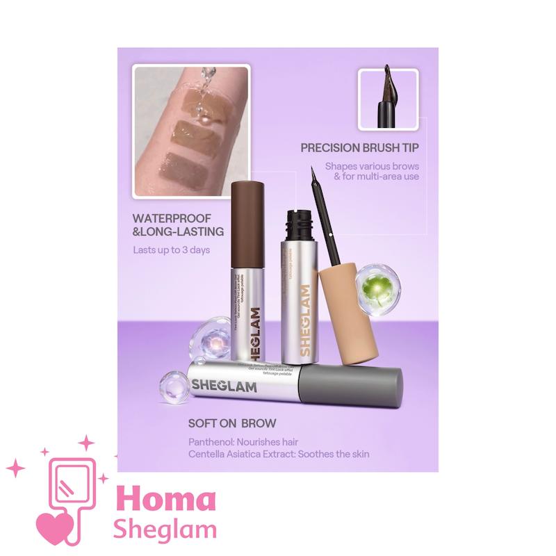 ژل و تینت تتو ابرو پیل‌آف شیگلم رنگ Espresso مدل  | SHEGLAM Peel Off Eyebrow Gel
