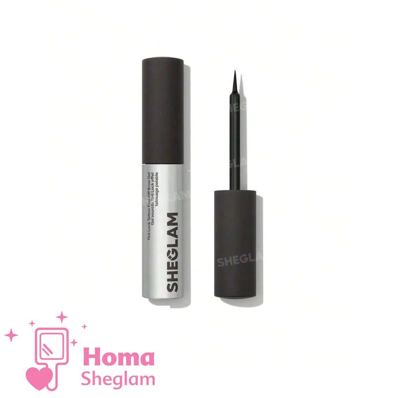 ژل و تینت تتو ابرو پیل‌آف شیگلم رنگ Ebony  مدل  | SHEGLAM Peel Off Eyebrow Gel
