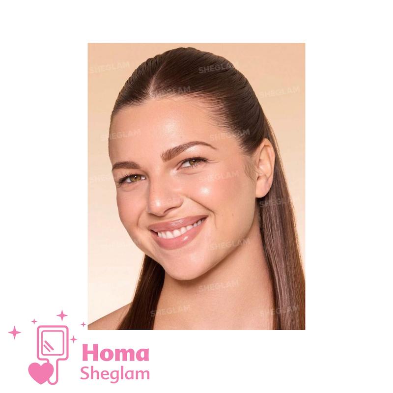 کرم پودر ساتین ابریشمی شیگلم رنگ Shell  مدل Skin Sync Satin Foundation