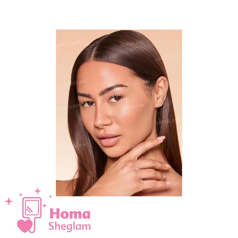 کرم پودر ساتین ابریشمی شیگلم رنگ Warm Vanilla  مدل Skin Sync Satin Foundation