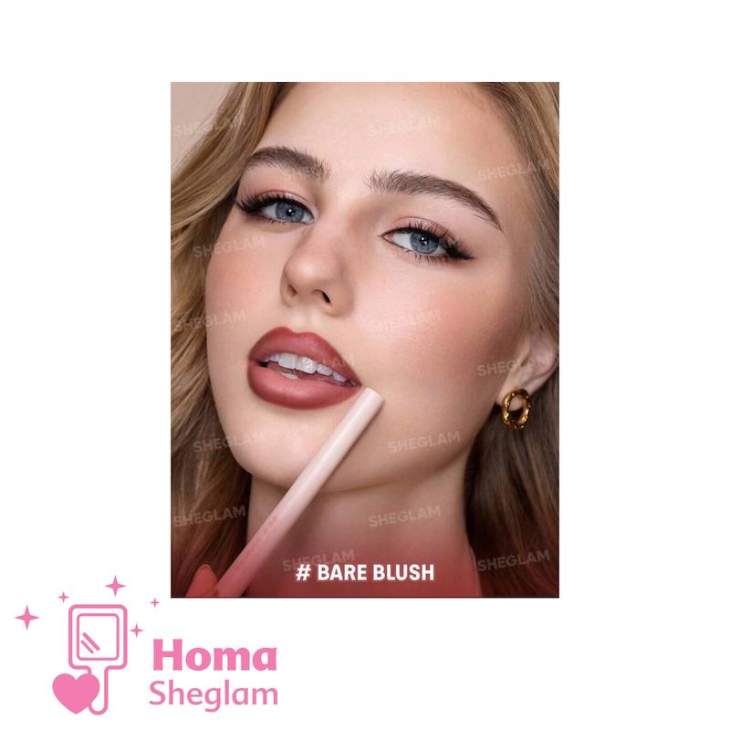 خط لب مایع ماژیکی رنگ ثابت شیگلم رنگBare Blush 