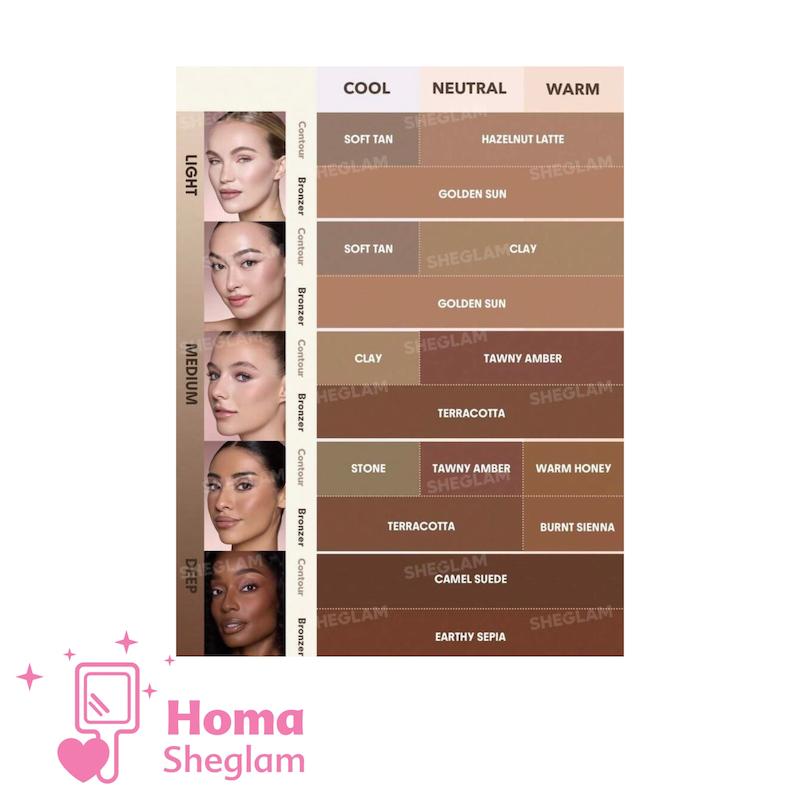 کانتور استیکی کرمی شیگلم رنگ Soft Tan