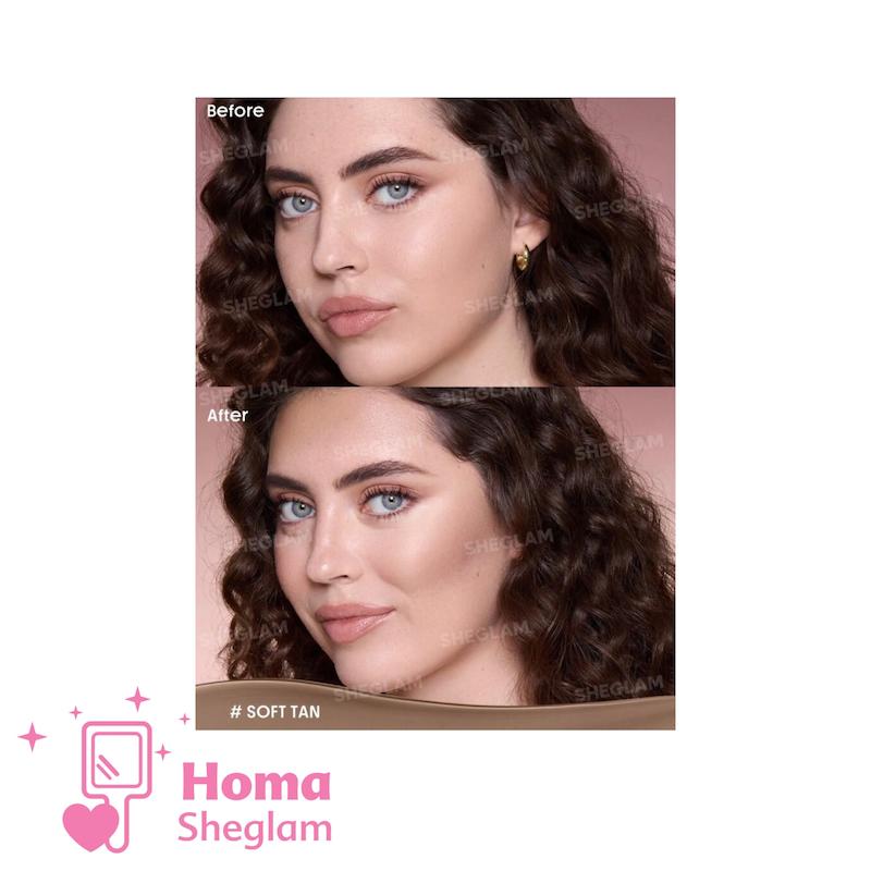 کانتور استیکی کرمی شیگلم رنگ Soft Tan