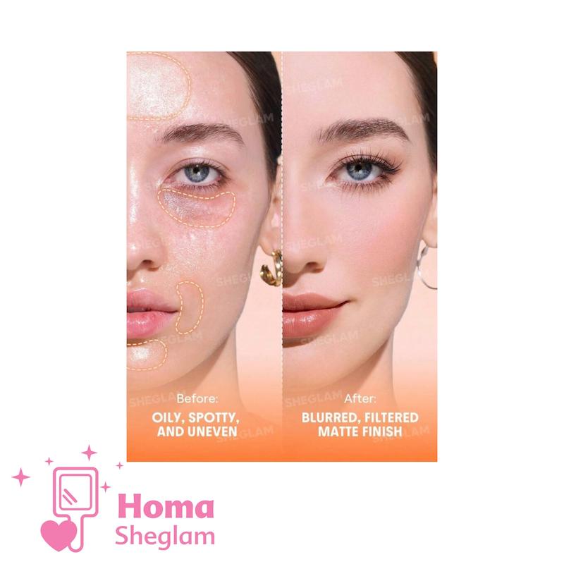 پودر فیکس پنککی و مات کننده شیگلم SPF 30 رنگ Bisque
