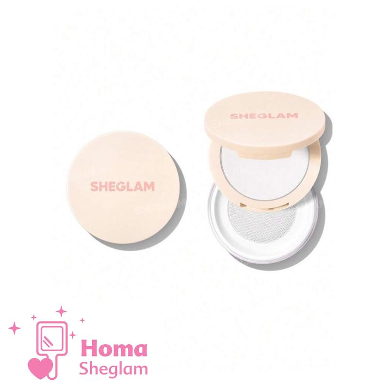پودر فیکس دوکاره شیگلم رنگ Translucent  مدل Ultra-Fine Blur & Lift Setting Powder Duo