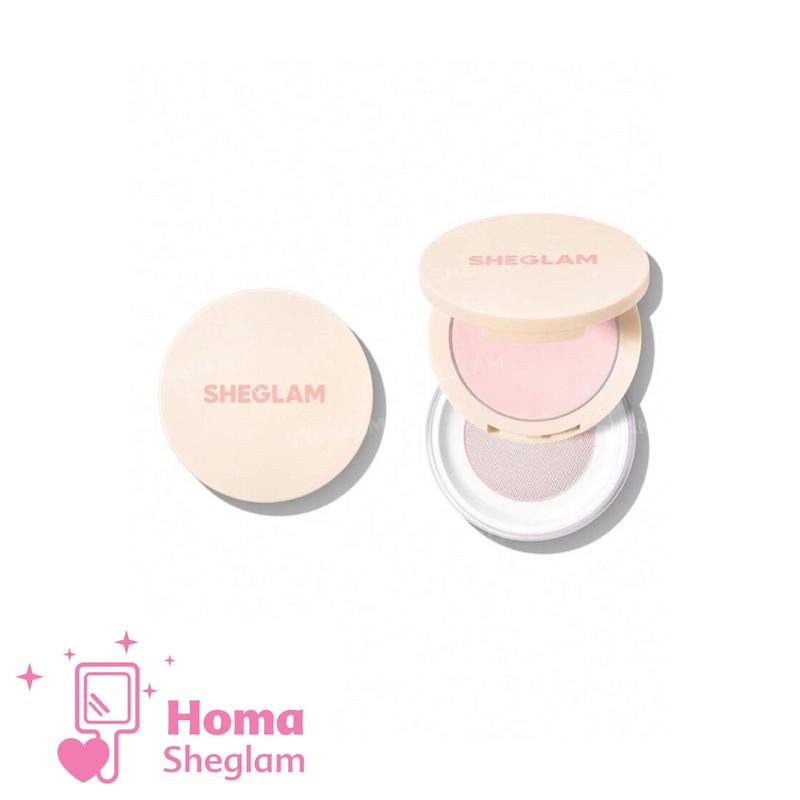 پودر فیکس دوکاره شیگلم رنگ Bubblegum مدل Ultra-Fine Blur & Lift Setting Powder Duo