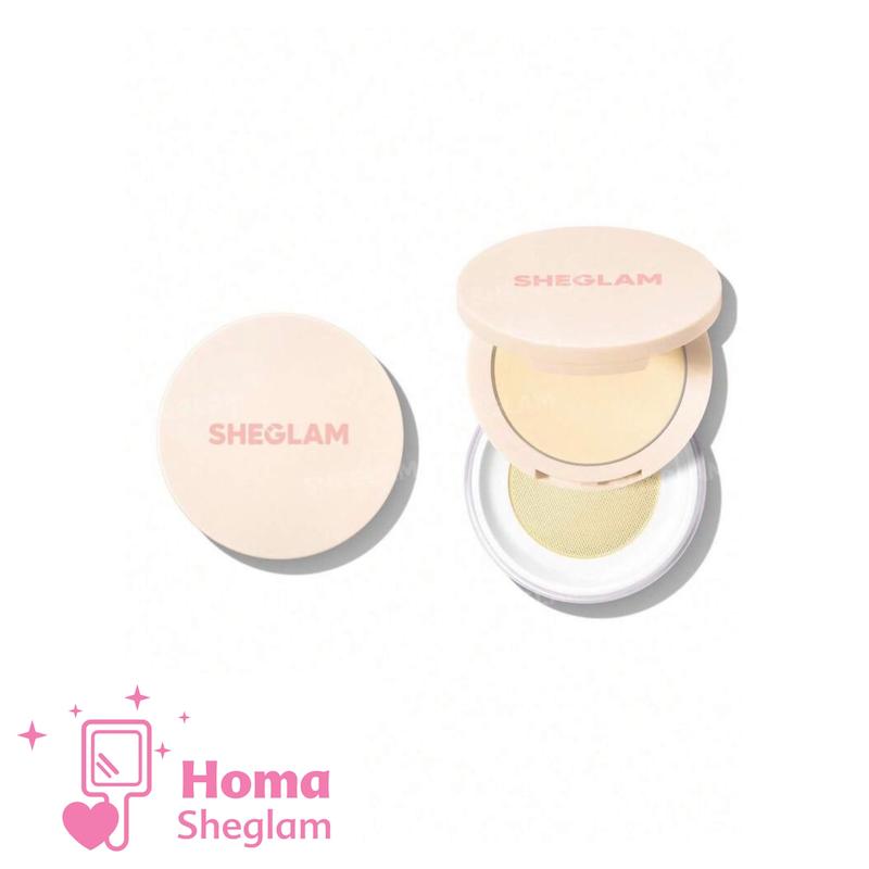 پودر فیکس دوکاره شیگلم رنگ Banana مدل Ultra-Fine Blur & Lift Setting Powder Duo
