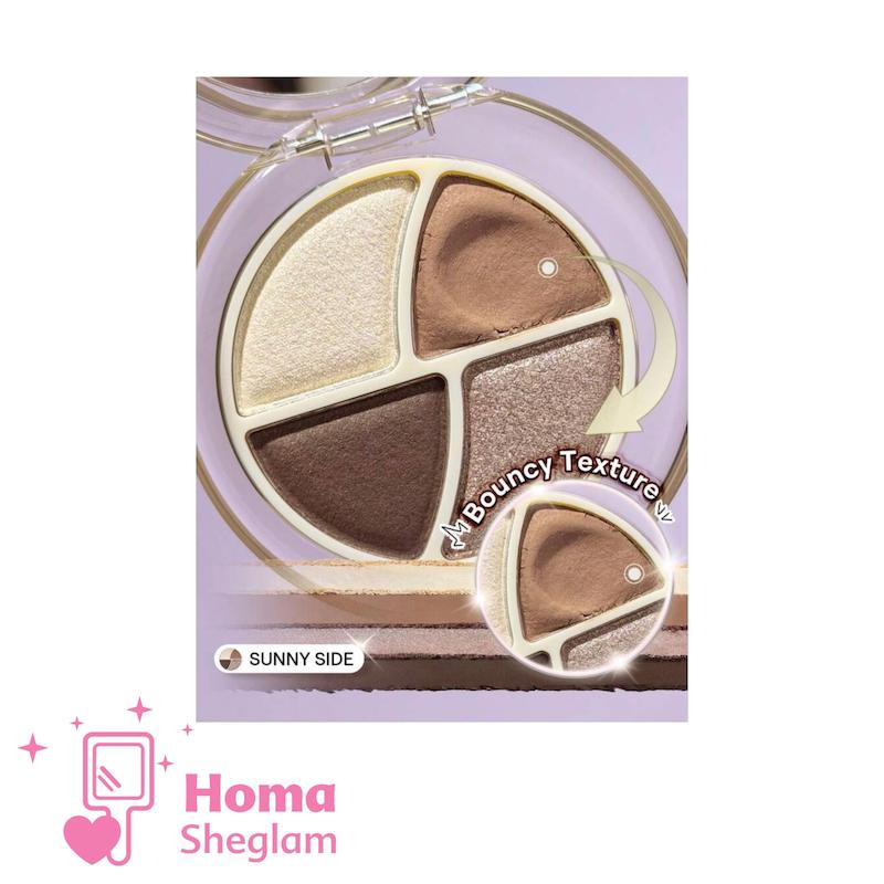 پالت سایه چشم ۴ رنگ شیگلم رنگ Sunny Side مدل Daydreamer Mini Palette