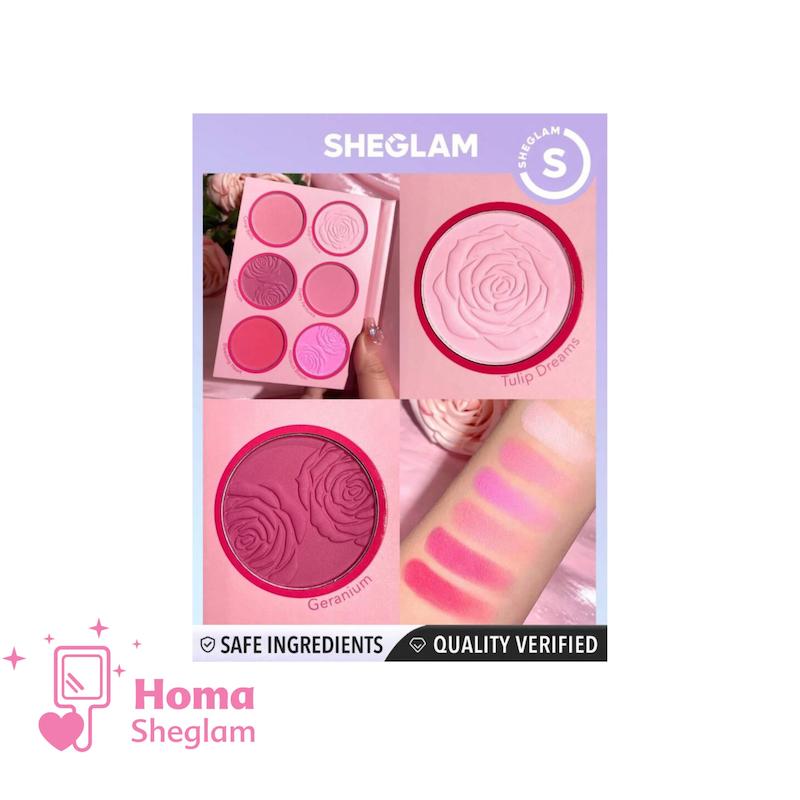 پالت رژگونه 6رنگ شیگلم BLUSHING BOUQUET