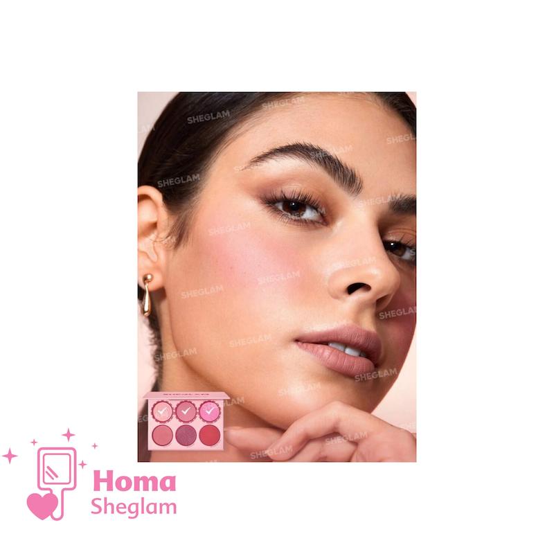 پالت رژگونه 6رنگ شیگلم BLUSHING BOUQUET