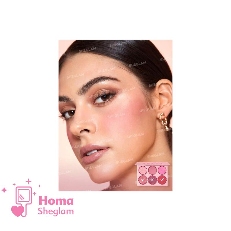 پالت رژگونه 6رنگ شیگلم BLUSHING BOUQUET