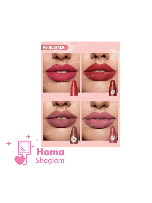 رژلب طبقه ای شیگلم رنگ Petal Stack