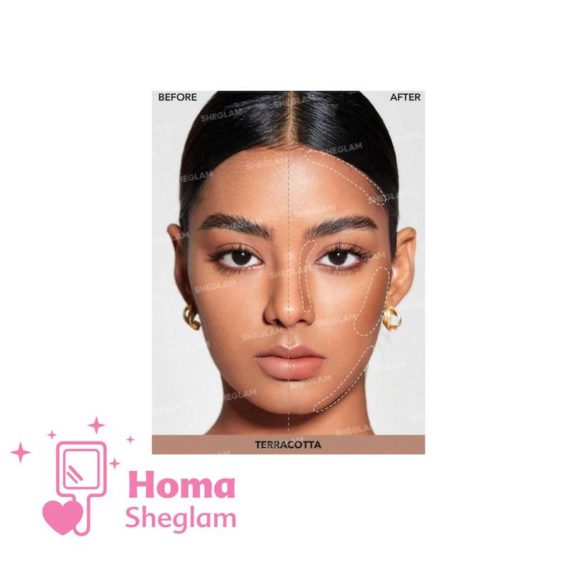 کانتور استیکی شیگلم رنگ Terracotta 