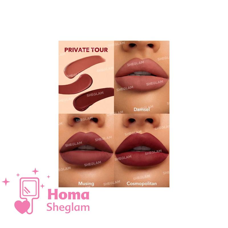 ست رژلب مایع شیگلم PRIVATE TOUR