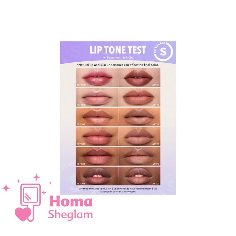 خط لب و رژ لب دو سر شیگلم رنگ Deep Caramel