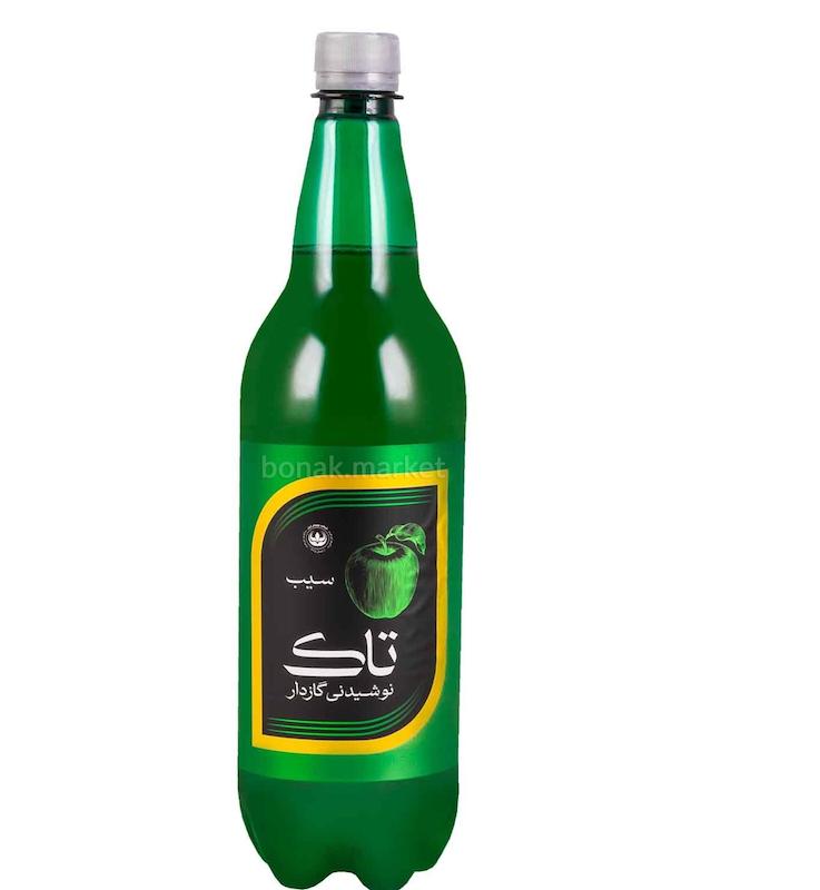 آبمیوه پت یک لیتری تاک سیب 6 عددی