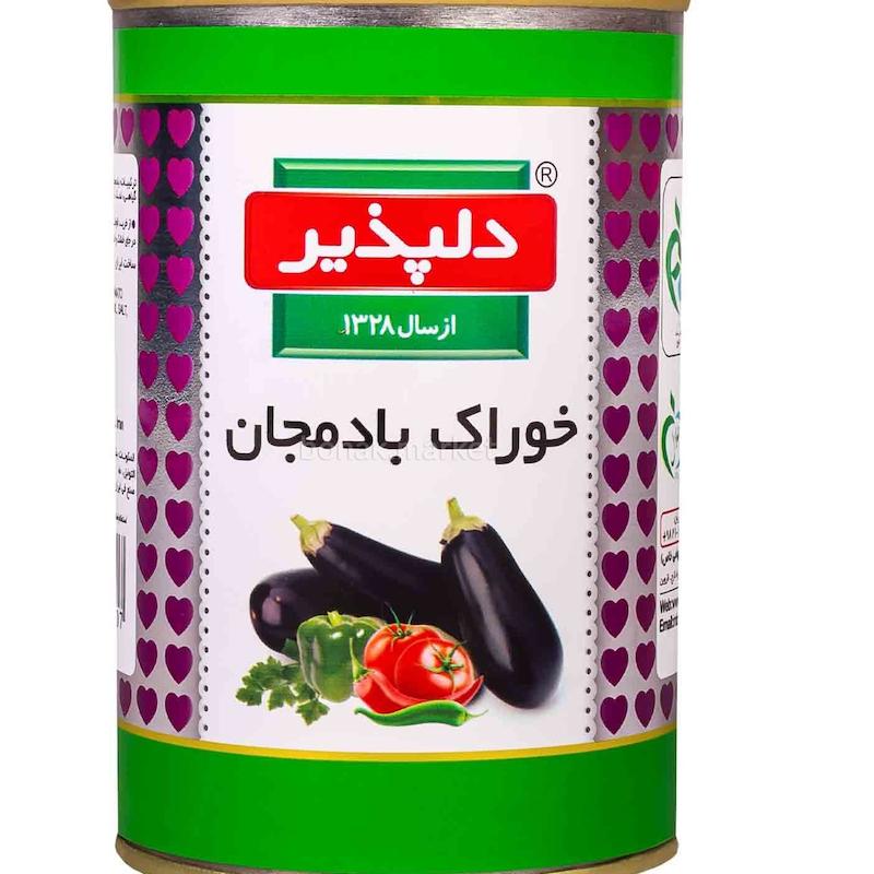 کنسرو بادمجان 410 گرمی 24- دلپذیر