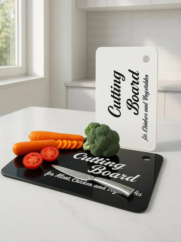 تخته گوشت شيشه اي