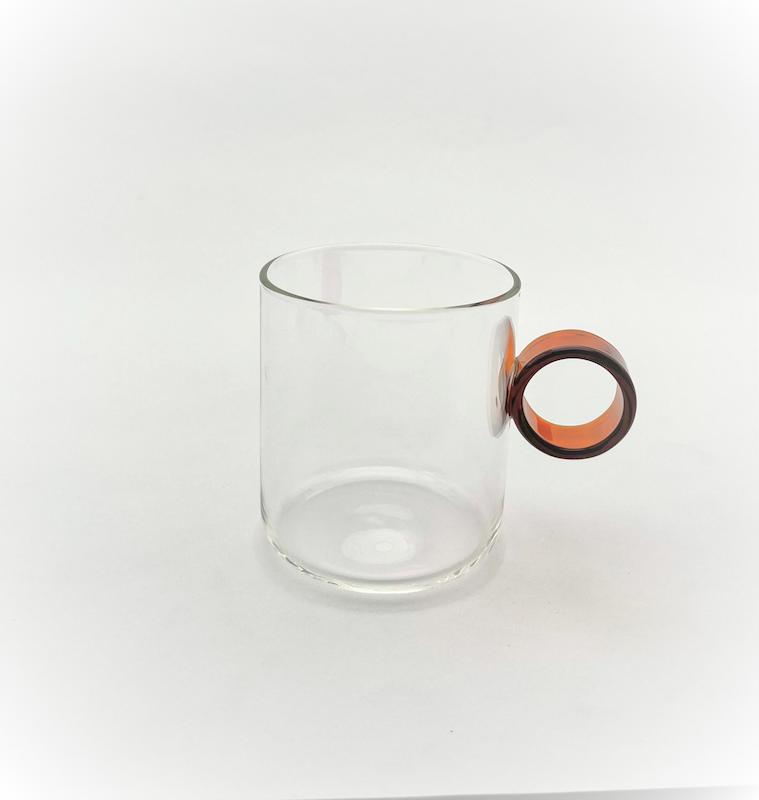 لیوان ماگ پیرکس دسته حلقه ای طرح زارا