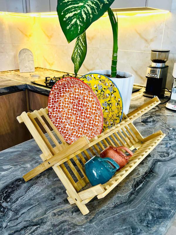 جاظرفی بامبو بزرگ تاشو