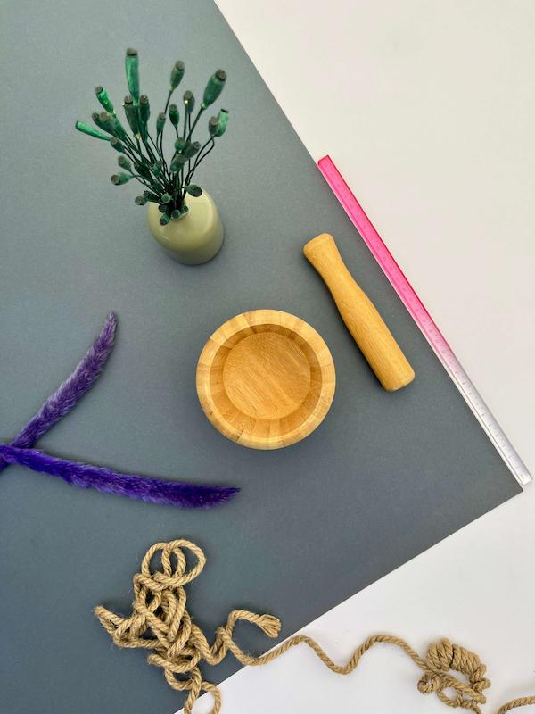 هاون بامبو استوانه درجه1