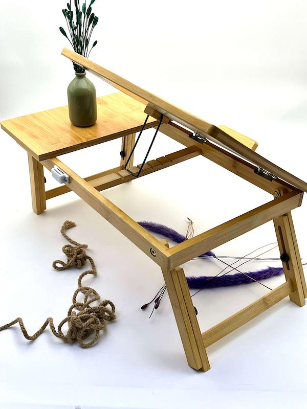 میز بامبو کوچک تاشو