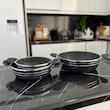 تابه دودسته 3عددی خط دار طرح چدن اوج
