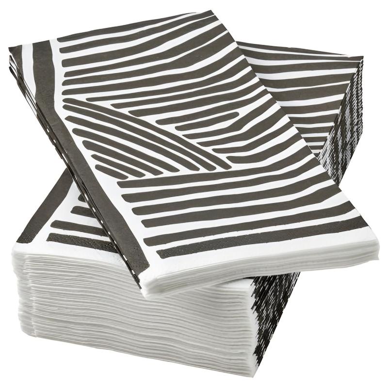 دستمال سفره NABBFISK ایکیا | ۳۰ عددی | ۳۸×۳۸ سانتیمتر