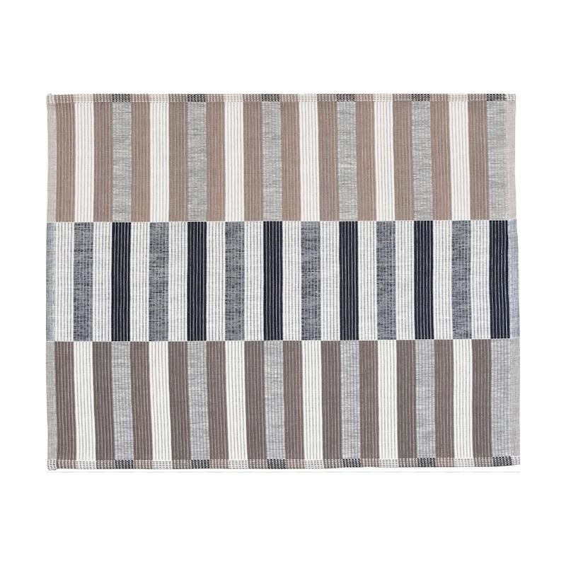 زیر بشقابی MITTBIT ایکیا | قهوه‌ای و سفید | ۴۵×۳۵ سانتی‌متر