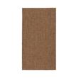 فرش ایکیا LYDERSHOLM تخت‌بافت داخل/خارجی قهوه‌ای متوسط، ۸۰×۱۵۰ سانتی‌متر  