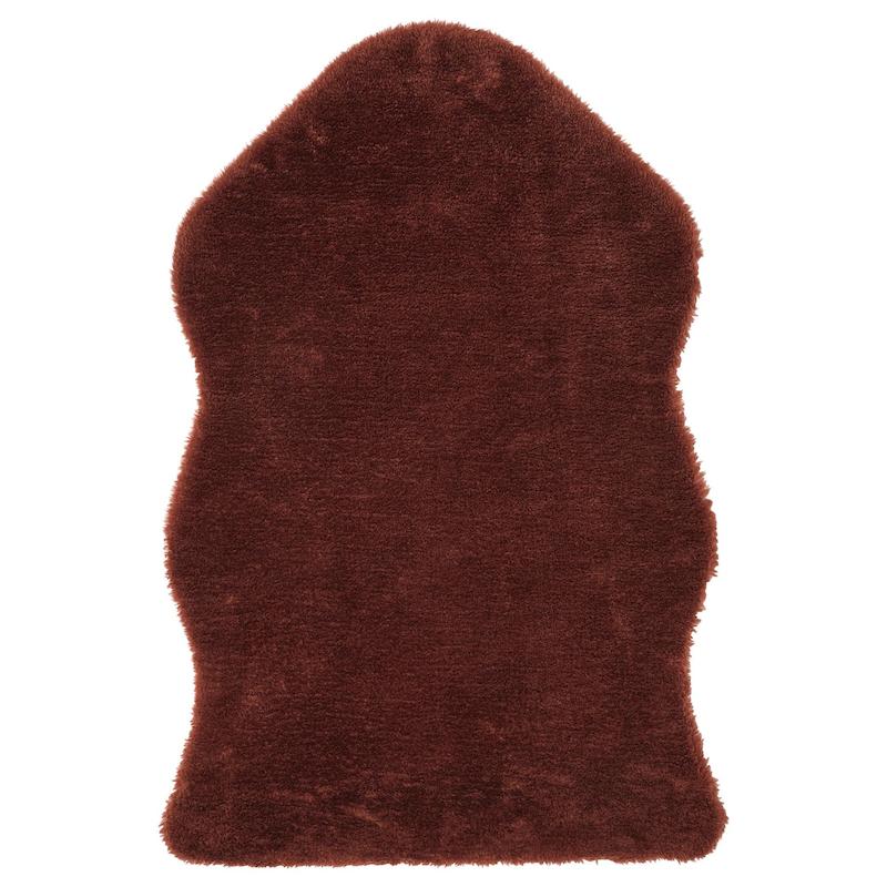 فرش / پادری ایکیا TOFTLUND شبیه پوست گوسفند، قرمز ۵۵×۸۵ سانتیمتر