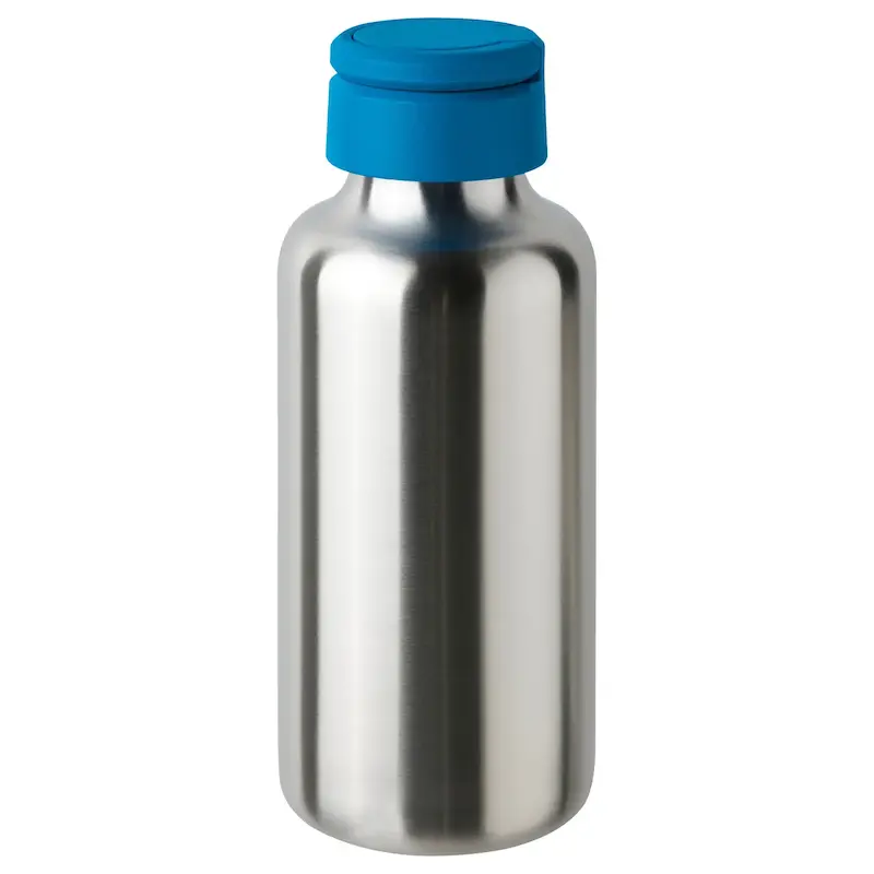 بطری آب ENKELSPÅRIG ایکیا | استیل / آبی روشن | 0.5L