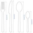سرویس قاشق و چنگال IKEA 365+ ایکیا | 24 پارچه | استیل