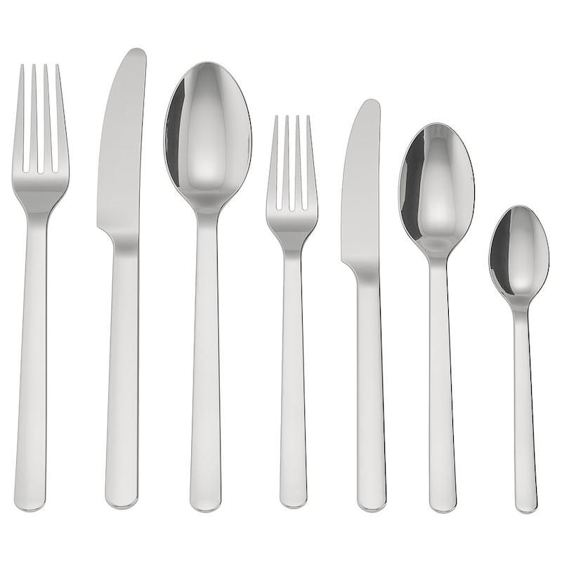سرویس قاشق، چنگال و کارد IKEA 365+ ایکیا | 56 پارچه | استیل