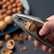 گردو‌شکن OSTKAKA ایکیا | فلز نیکل‌کاری شده | 16 سانتی‌متر
