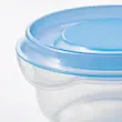 ظرف نگهدارنده غذا ایکیا PRUTA | 70 سی‌سی | 3 عددی