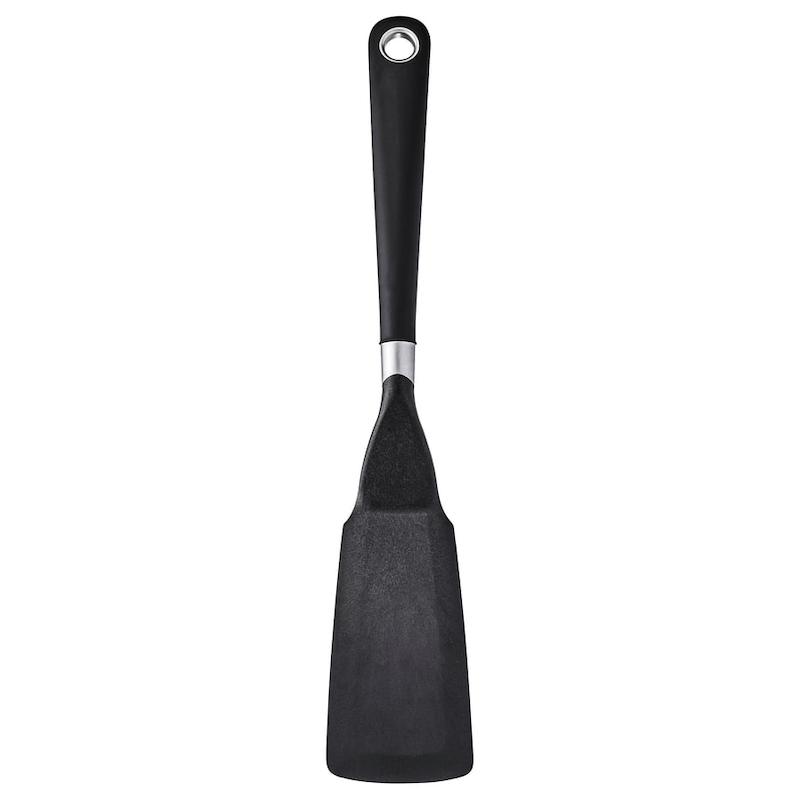 کفگیر IKEA 365+ HJÄLTE ایکیا | استیل/مشکی | 33cm