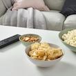 سرویس غذاخوری 18 پارچه ایکیا مدل FÄRGKLAR خاکستری روشن مات