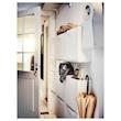 جاکفشی دیواری ایکیا مدل TRONES سفید 2 عددی 52x18x39 سانتی‌متر